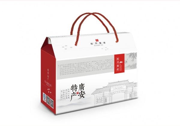 广安市特产礼品盒食品包装设计