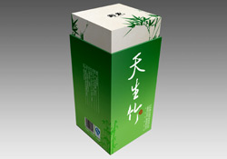 天生竹包装酒盒设计