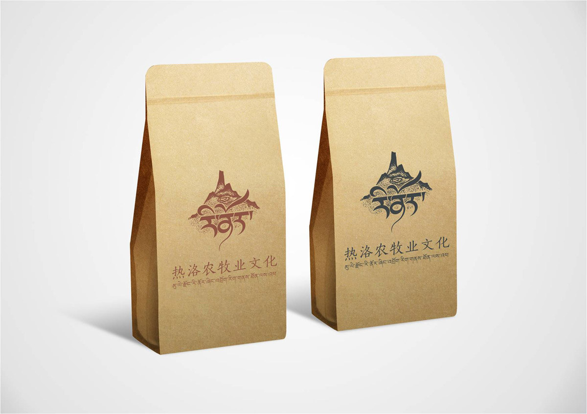 热洛农牧业文化LOGO设计_成都文化产业LOGO设计公司_成都文化产业VI形象设计