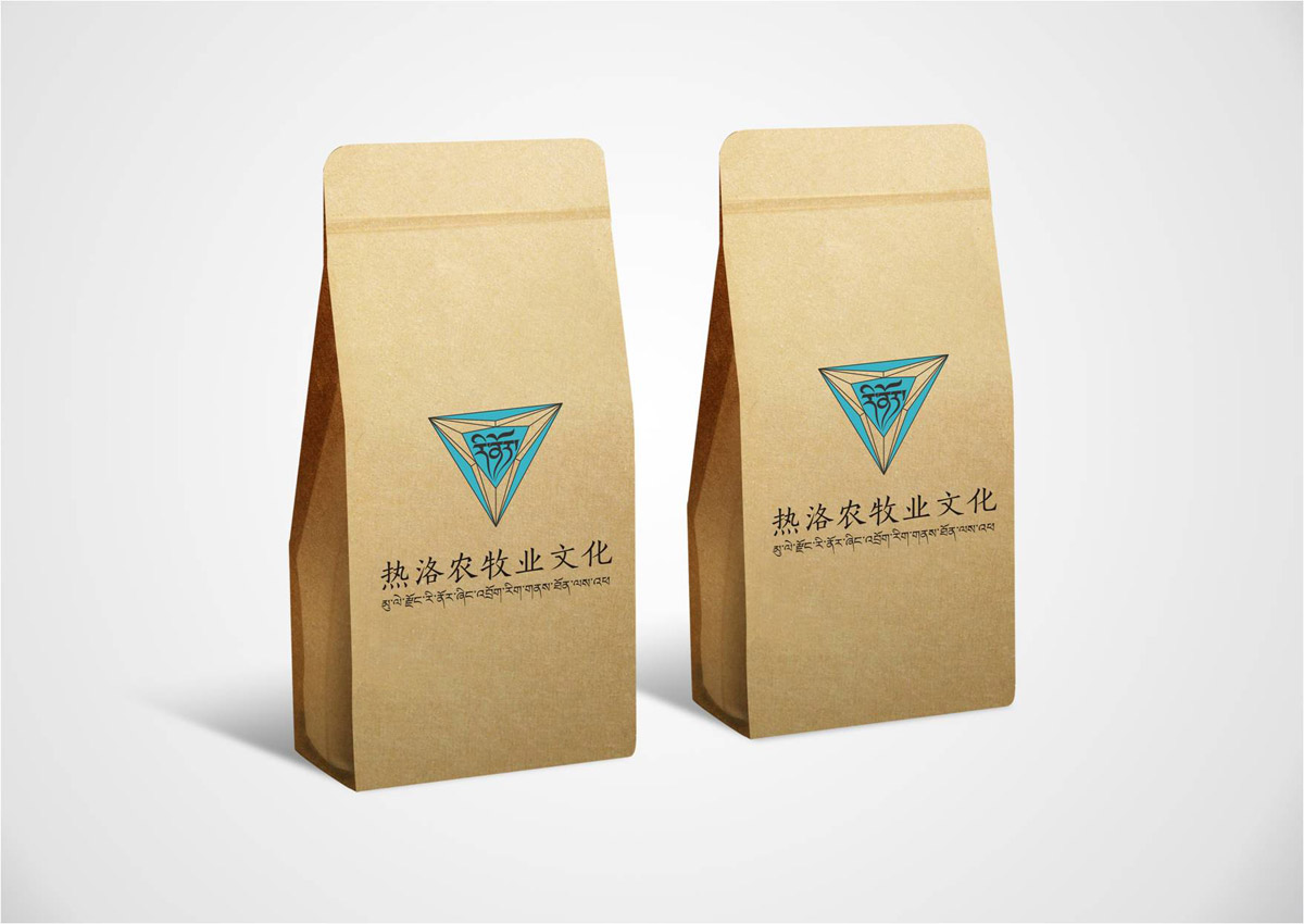 热洛农牧业文化LOGO设计_成都文化产业LOGO设计公司_成都文化产业VI形象设计