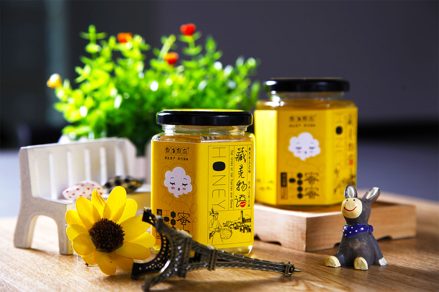藏羌蜜语|云朵上的蜜蜜|蜂蜜包装设计公司|成都蜂蜜包装设计