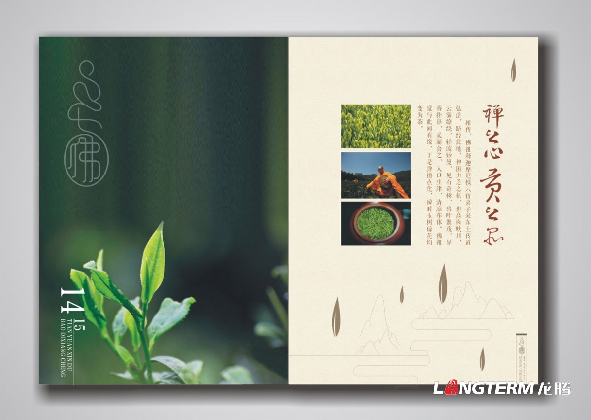 七佛贡茶茶叶品牌宣传画册设计|成都茶叶产品形象宣传册设计公司