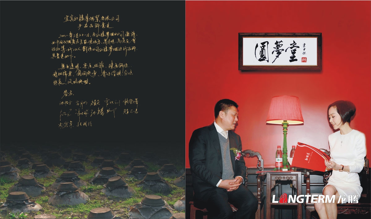 四川宜宾红楼梦酒业集团公司品牌形象画册设计|成都白酒企业宣传册设计公司