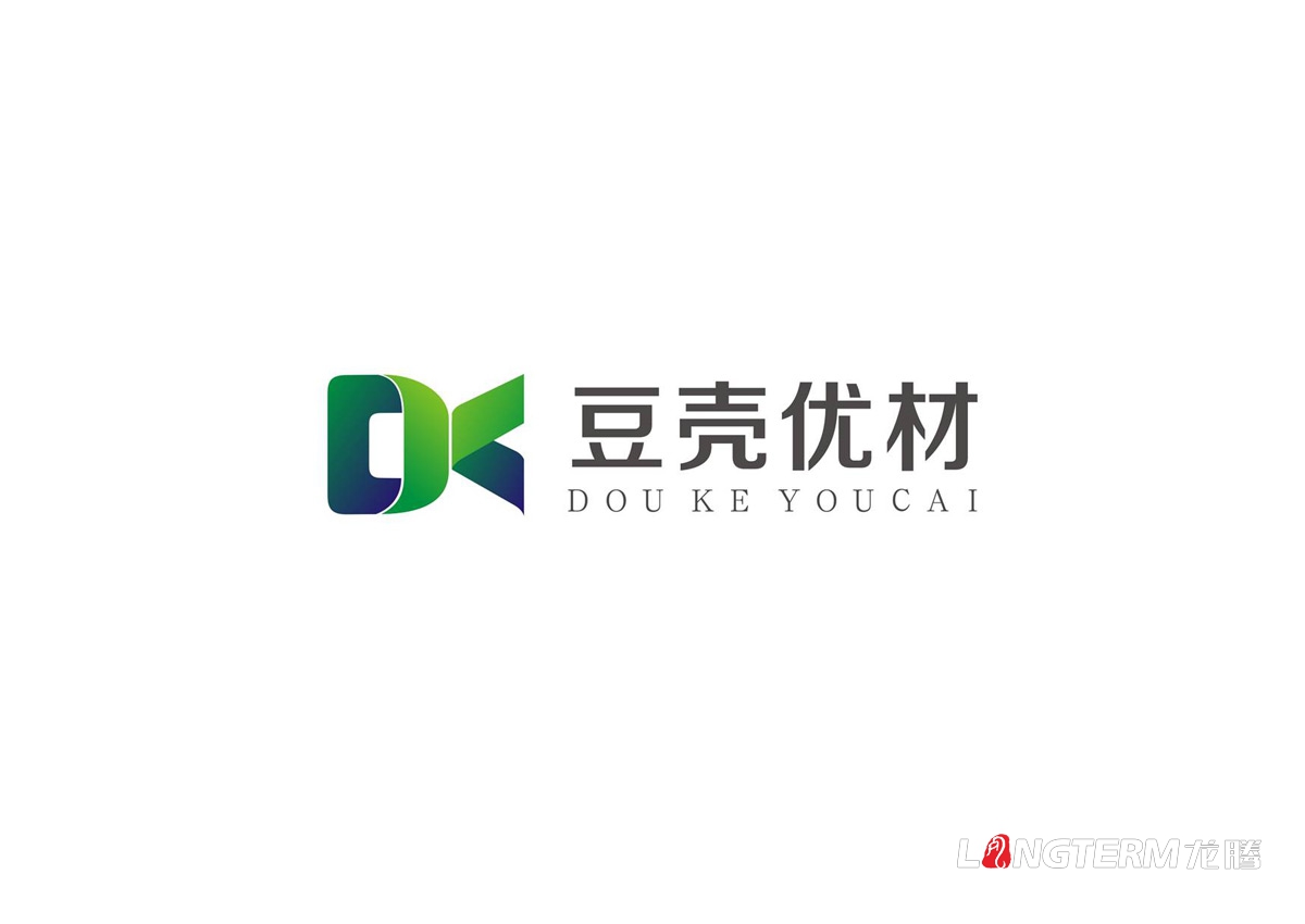 中通节能建材公司豆壳优材简约LOGO标志设计