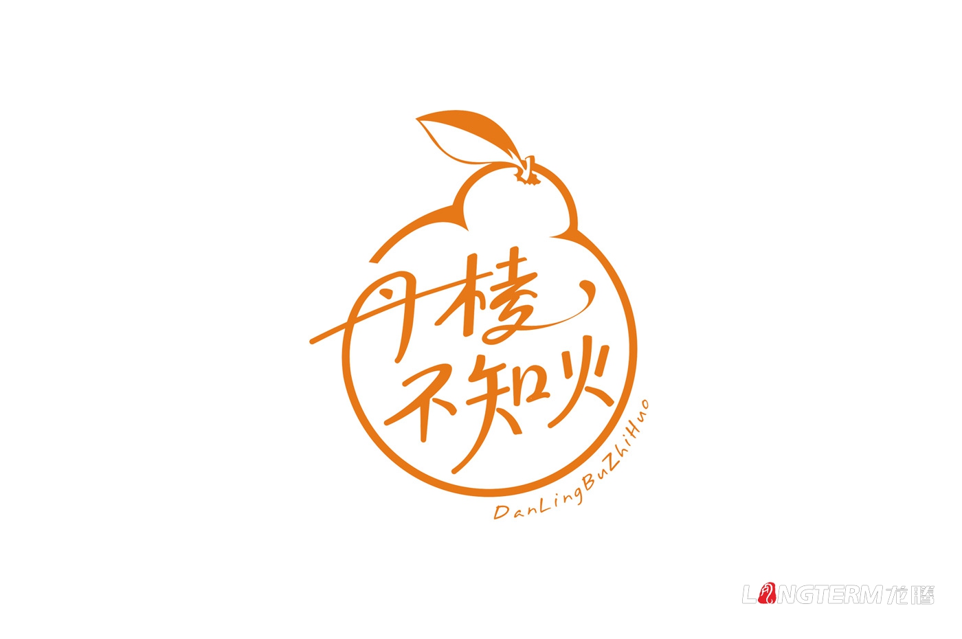 不知火品牌形象升级_丹棱不知火耙耙柑桔橙水果品牌标志LOGO设计