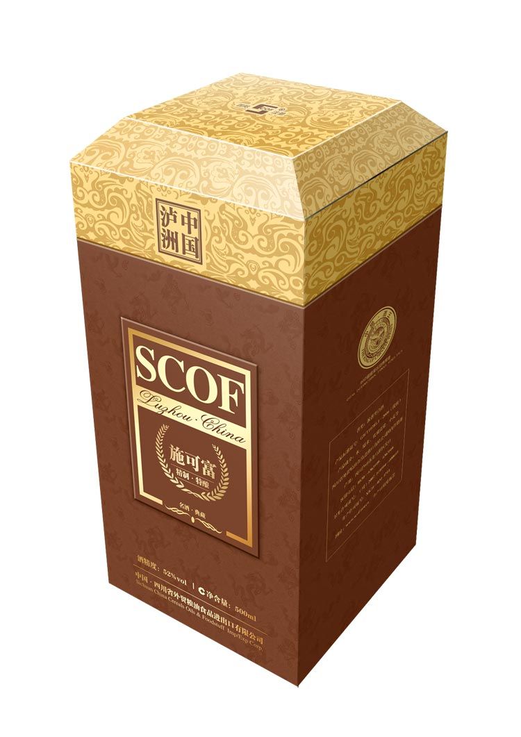 施可富SCOF酒包装盒设计