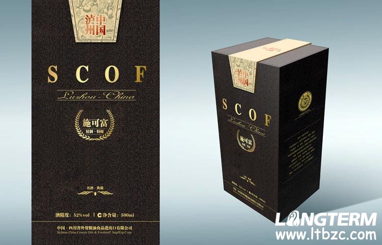 施可富SCOF酒包装盒设计