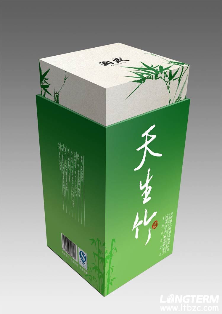 天生竹包装酒盒设计