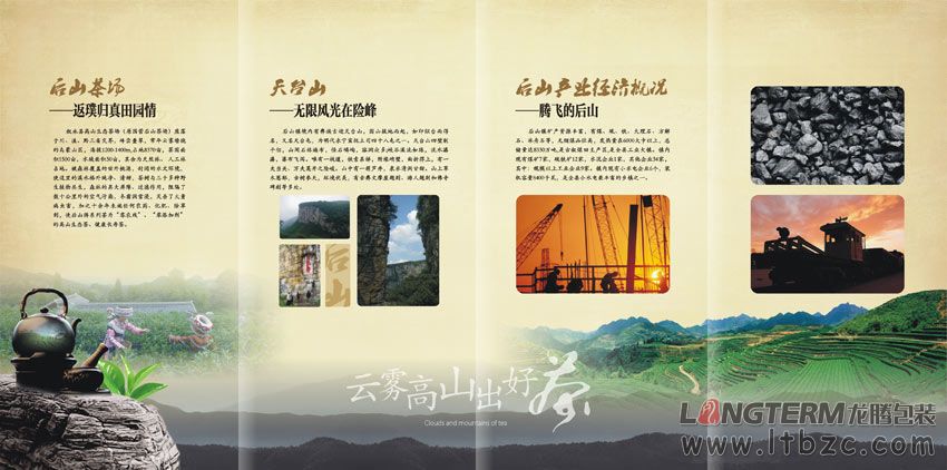 叙永县茶文化节宣传折页设计