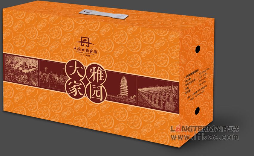丹棱县万友水果农场桔橙包装设计